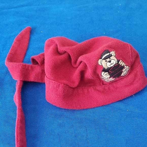 4/$20 12M Red Baby Hat with Bear Embroidery - Picture 1 of 4